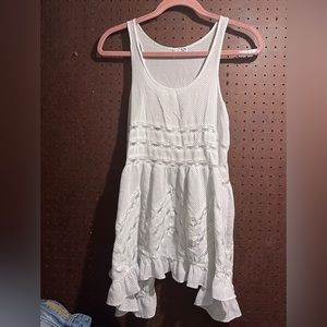 Intimately Free People Voile Lace Trapeze Slip Dress